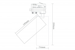 Светильник на шине Donolux DL18895R30W1W Track Купить Светильник на шине Donolux DL18895R30W1W Track
