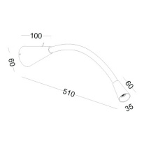 Купить Бра LeDron LWA200WT 3000K