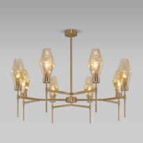 Фото Люстра на штанге Eurosvet 60143/8 латунь