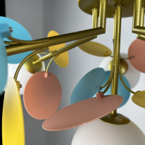 Купить с доставкой по Москве и России Детская люстра ImperiumLoft 191892-26