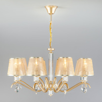 Фото Подвесная люстра Eurosvet 60103/8 перламутровое золото