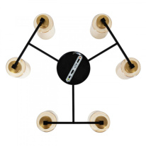 Купить с доставкой по Москве и России Накладная люстра ARTE Lamp A7027PL-6BK