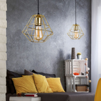 Цена на Подвесной светильник TK Lighting 2575 Diamond Gold