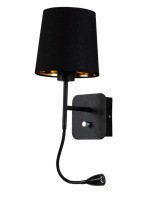 Бра Crystal Lux PABLO AP2 BLACK/BLACK-GOLD Фото Бра Crystal Lux PABLO AP2 BLACK/BLACK-GOLD