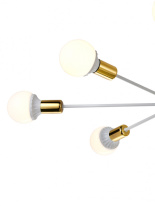Купить Люстра на штанге Natali Kovaltseva LOFT 75140/8C WHITE GOLD