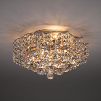 Накладная люстра Eurosvet 16017/6 хром Strotskis в интернет магазине Гет Лайт