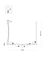 Цена на Подвесной светильник Freya FR5372PL-05B