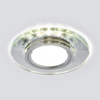 Фото Встраиваемый светильник Elektrostandard 2228 MR16 SL зеркальный/серебро (8150 MR16 SL)