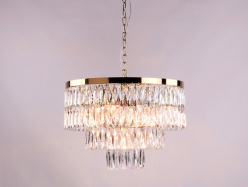 Фото Каскадная люстра Newport 10125+5/C gold