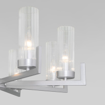 Подвесная люстра Eurosvet 60133/8 серебро в интернет магазине Гет Лайт