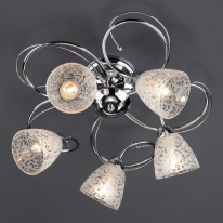 Цена на Накладная люстра Eurosvet 30130/5 хром