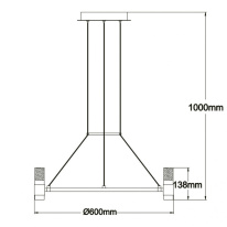 Купить Подвесная люстра DeMarkt 551012609