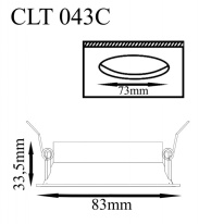 Влагозащищенный светильник Crystal Lux CLT 043C BL Цена на Влагозащищенный светильник Crystal Lux CLT 043C BL