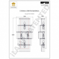 Бра iLamp W6119-4 BR Бра iLamp W6119-4 BR в интернет магазине Гет Лайт