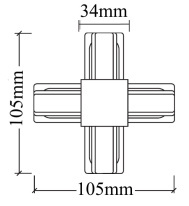 Коннектор Crystal Lux CLT 0.211 09 WH Купить Коннектор Crystal Lux CLT 0.211 09 WH