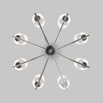 Купить Подвесная люстра Eurosvet 60146/8 никель