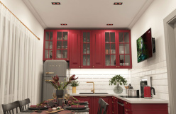 Купить Встраиваемый светильник Denkirs DK3072-BK+RD