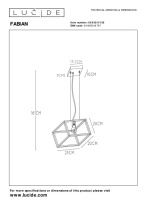 Купить с доставкой по Москве и России Подвесной светильник LUCIDE 00425/01/30