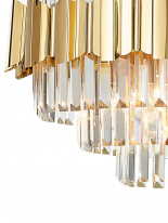 Купить Каскадная люстра Natali Kovaltseva RUBY 81442/10C GOLD