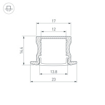 Купить Профиль Arlight 039991