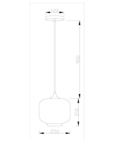 Подвесной светильник Moderli V2132-P Teen 1*E27*60W подвесной в интернет магазине Гет Лайт