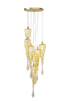 Купить Каскадная люстра AM Group MANTECADO D600-7 GOLD