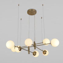 Фото Подвесная люстра Eurosvet 70146/8 латунь