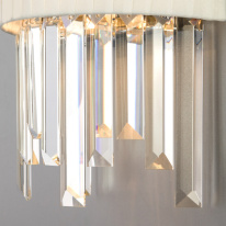 Цена на Бра Eurosvet 10122/2 хром/прозрачный хрусталь Strotskis (10106/2)