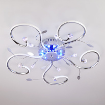 Накладная люстра Eurosvet 90129/5 хром в интернет магазине Гет Лайт