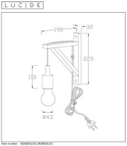 Цена на Бра LUCIDE 08208/01/31