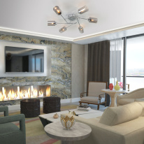 Накладная люстра Eurosvet 30167/6 хром Накладная люстра Eurosvet 30167/6 хром в интернет магазине Гет Лайт