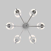 Купить Подвесная люстра Eurosvet 60146/6 никель