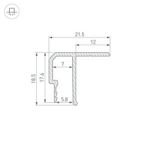 Купить Профиль Arlight 039484