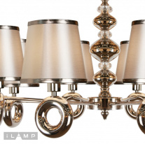 Купить Подвесная люстра iLamp P2401-8 Nickel