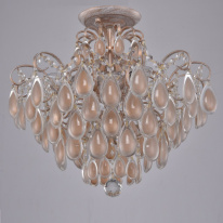 Каскадная люстра Crystal Lux SEVILIA PL4 GOLD Фото Каскадная люстра Crystal Lux SEVILIA PL4 GOLD