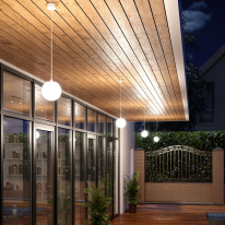 Купить Подвесной уличный светильник Elektrostandard Sfera H белый D150 (35158/H)