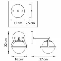 Купить с доставкой по Москве и России Бра Lightstar 815617