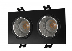 Фото Встраиваемый светильник Denkirs DK3072-BK+CH