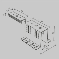 Купить с доставкой по Москве и России Крепеж Maytoni Technical TRA034HCB