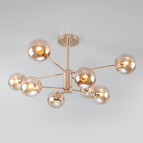 Люстра на штанге Eurosvet 30166/8 золото Фото Люстра на штанге Eurosvet 30166/8 золото