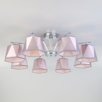 Купить с доставкой по Москве и России Люстра на штанге Eurosvet 60076/8 хром