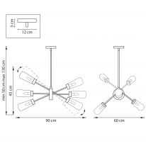 Купить с доставкой по Москве и России Люстра на штанге Lightstar 690063