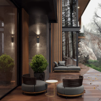 Купить Светильник настенный Elektrostandard 1539 TECHNO LED Tronc Серый