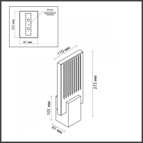 Бра Odeon Light 4362/5WL Цена на Бра Odeon Light 4362/5WL