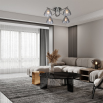 Купить Накладная люстра Escada 659/4PL Black