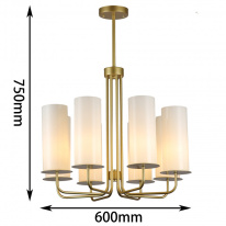 Люстра на штанге F-Promo 2923-8P в интернет магазине Гет Лайт