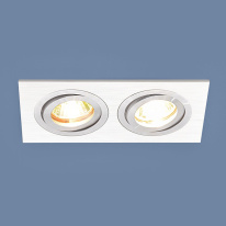Цена на Встраиваемый светильник Elektrostandard 1051/2 WH белый