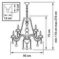 Цена на Подвесная люстра Lightstar 738152
