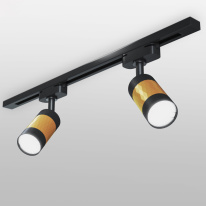 Светильник на шине Elektrostandard Mizar GU10 Черный/золото (MRL 1007) однофазный в интернет магазине Гет Лайт