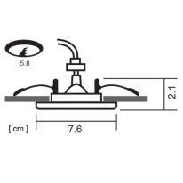 Купить Встраиваемый светильник ARTE Lamp A2103PL-1GY